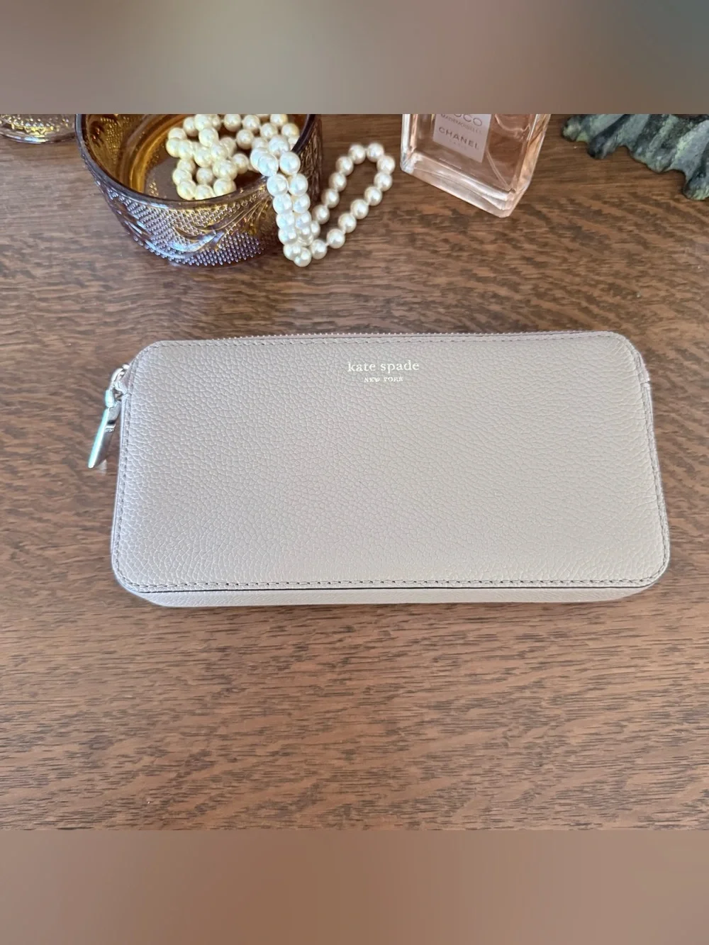 Kate Spade Double Zip Crossbody Wallet on Chain